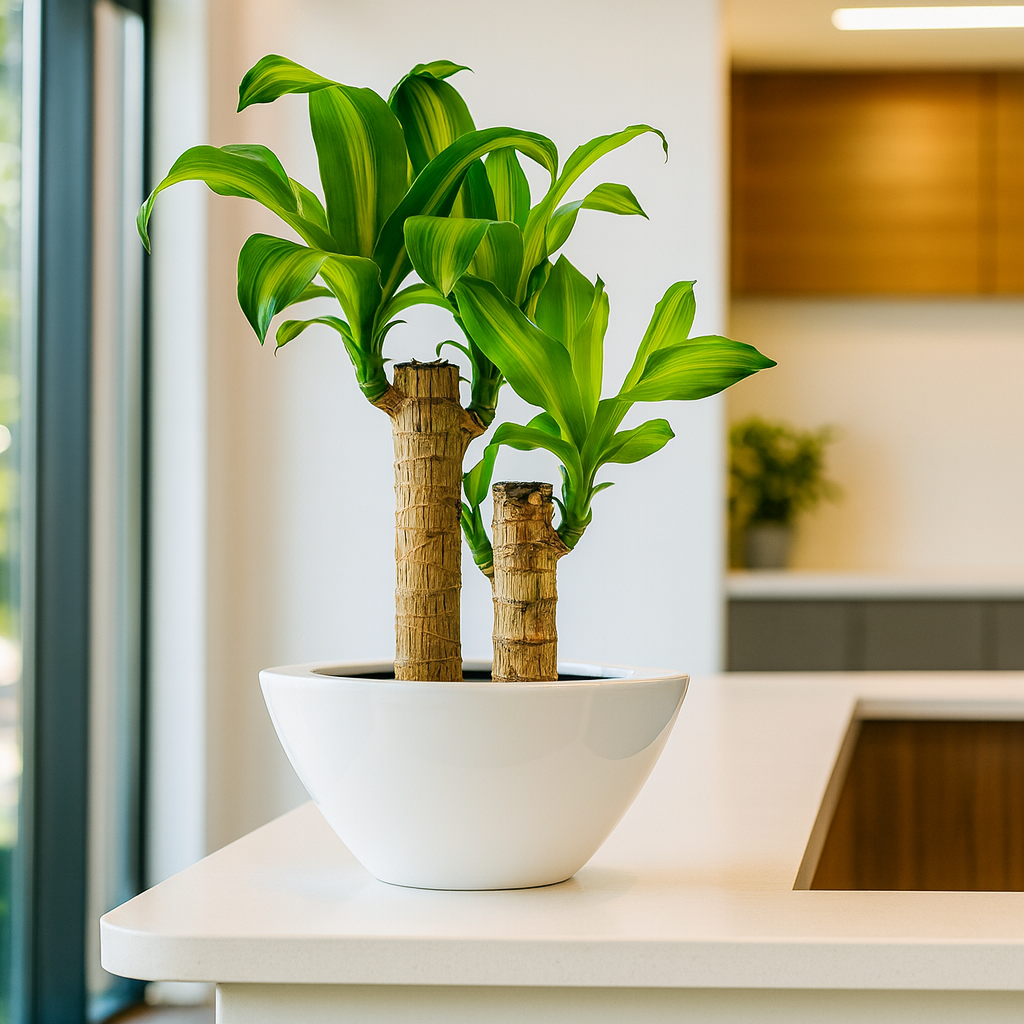 ドラセナマッサン平鉢陶器3