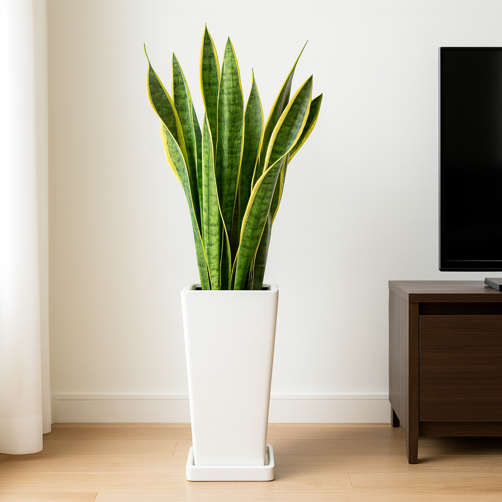 サンスベリア白陶器2