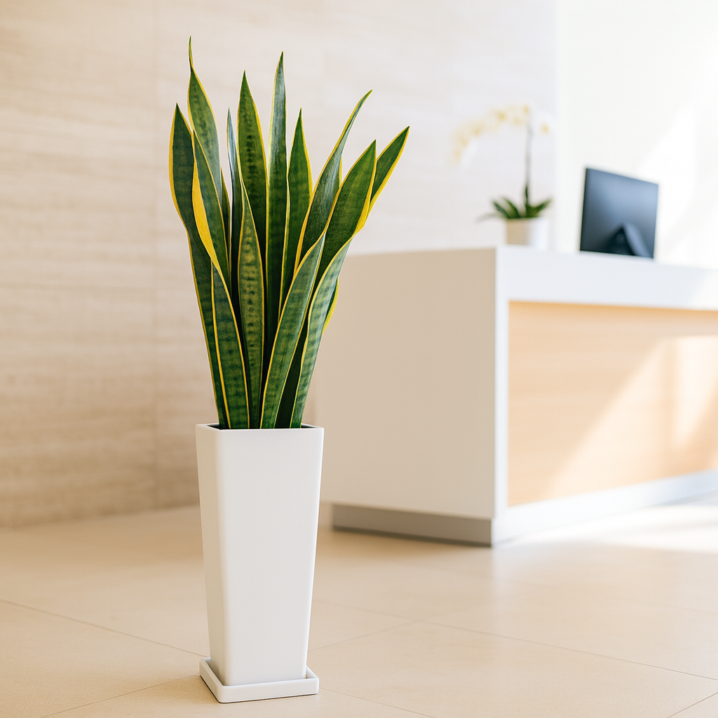 サンスベリア白陶器3