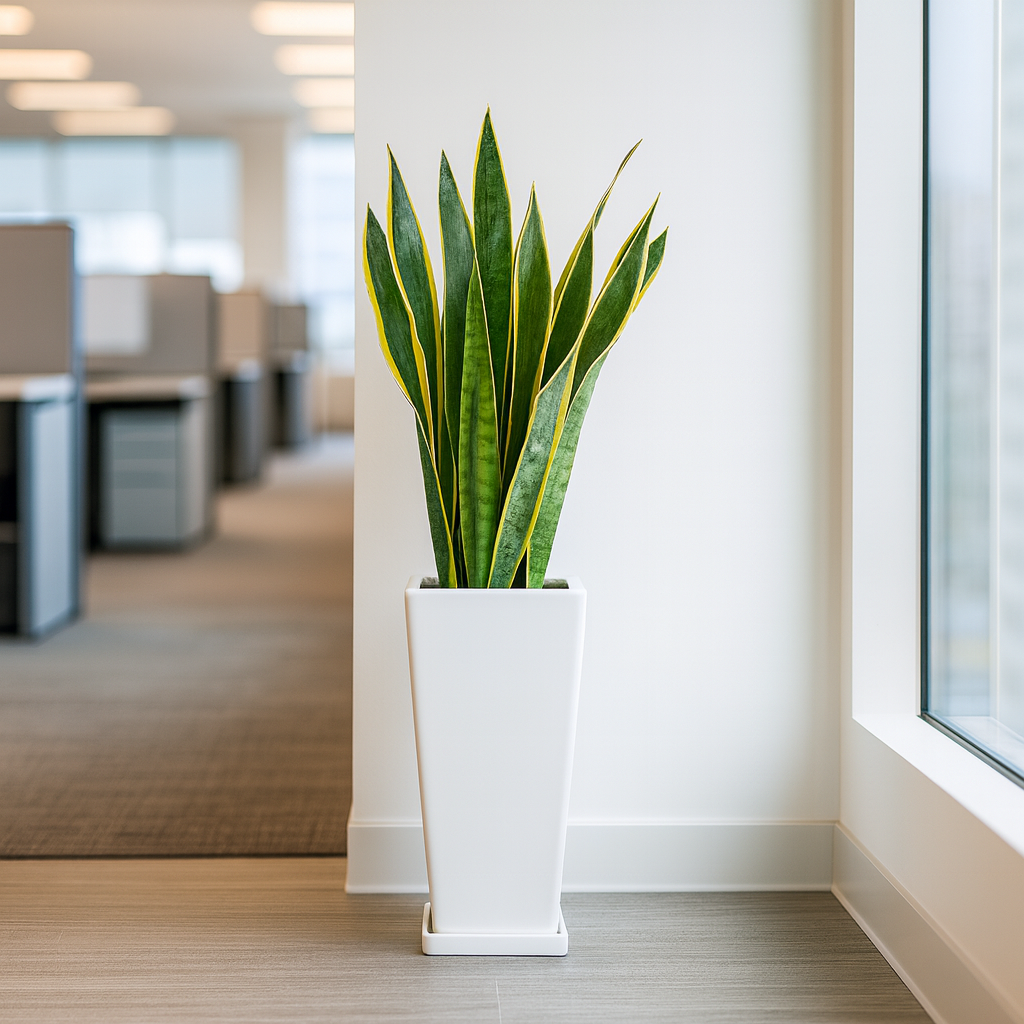 サンスベリア白陶器4